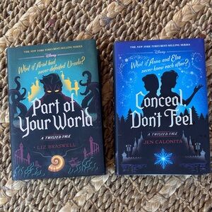 Disney Twisted Tale Books - Black and Blue Covers